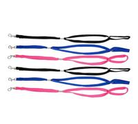 DIYEAH Lot de 6 Cordes de Toilettage pour Chien en Nylon Réglables, Laisse Coulissante pour Animaux, Boucle de Bain Sécurisée, Coloris Bleu, Noir et Rose, Accessoire Pratique pour Table
