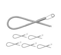DIYEAH Lot de 6 enfile-aiguilles à ressort avec cordon de serrage - Accessoire de couture polyvalent pour œillets en dentelle élastique - Bandes tissées - Design pliable pour voyage