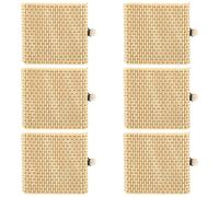 DIYEAH Lot de 6 Petites Boîtes à Trésors en Bois Vintage, Résistantes à L'usure, pour Coiffeuse et Usage Domestique, Style Rustique et Gain de Place