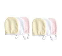 DIYEAH Lot de 6 Tampons de Nettoyage du Visage en Fibre Ultra Douce, Disques Démaquillants Réutilisables pour Voyage et Nettoyage Facial Couleur Aléatoire