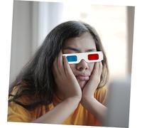 DIYEAH Lot De 60 3D Stéréoscopiques Pour Cinéma Verres Et Cyan Style 3D Pour Enfants Accessoires De Cinéma Maison De En Papier