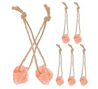 DIYEAH Lot de 7 Blocs de Sel Rose de L'himalaya pour Bétail, Pierres Minérales pour Soutenir la Nutrition et Promouvoir Une Condition Physique en Ferme