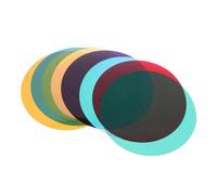 DIYEAH Lot De 8 Films De Lumière À Changement De Couleur Filtres De Lumière Stroboscopique Films Teintés À Faire Soi-Même Gels D'Éclairage À Changement De Couleur