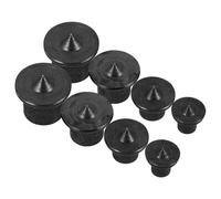 DIYEAH Lot de 8 Goupilles de Transfert en Acier Noir pour Travail du Bois Guide de Perçage Précis Centres de Chevilles Outil Pratique pour Menuiserie et Assemblage de Meubles