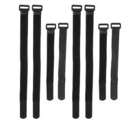 DIYEAH Lot de 8 Sangles Scratch pour Vélo VTT, Fixation Porte-Bagages et Stabilisateur de Roue, 4 X 30 Cm 4 X 20 Cm, Sangles de Maintien Robustes pour Cyclisme et Transport Sécurisé