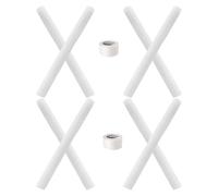 DIYEAH Lot de 8 Supports pour Oreilles de Chiot en Mousse Souple avec 2 Rouleaux de Ruban Adhésif de 25 CM Support Fixe pour Oreilles de Chien Dressées Accessoires pour Soins Canins