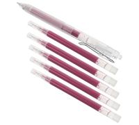 DIYEAH Lot de Stylos de Couture pour Tissu avec Encre Innovante Effaçable à Haute Température, Pointe Moyenne 0,8 Mm, Compatible Coton et Polyester pour Atelier de Couture