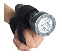 DIYEAH Lumière De Remplissage De Lampe De Poche Protecteur Plongeur Surfant Torche Scaphandre Autonome Sous-marin Baignade Accessoires Poignet Lumière Portable Plongée En Apnée Noir