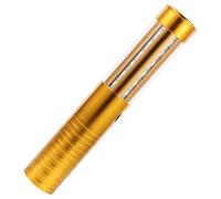 DIYEAH Lumineux LED Rechargeable Métal Doré Lumière Blanche Éclatante pour Fêtes Rave Soirées Dj Camping et Mariages