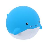 DIYEAH Mâcher Couineur en Latex pour Chien Motif Baleine Bleu Interactif Léger pour Chiots et Chiens de Petite et Moyenne Taille pour Jeu Intérieur et Extérieur Stimule Mental et Dents