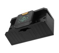 DIYEAH Machine à Mélanger Automatique de Cartes Noir, 2 Jeux Plastique | Détection Intelligente, Format Portable, pour Poker et Cartes à Jouer, Soirées Club, Usage Mobile