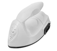 DIYEAH Machine de presse portable Mini fer à repasser électrique EU Plug 220V Blanc ABS Céramique pour heat transfer vinyl DIY maintien à 180°C poignée incurvée