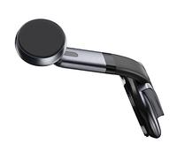DIYEAH Magnetic Car Phone Mount with Adjustable Angle and Strong Suction Cup for Secure Navigation Compatibility for GPS and Smartphones