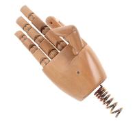 DIYEAH Main Model Articulated Wooden Hand For Sketching And Drawing Flexible Right Hand Mannequin For Home Office Decoration And Creative Projects