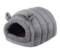 DIYEAH Maison du Hamster et lit pour cobayes en Toile Canvas avec Rembourrage Coton PP, Style Fun, Chaud et Pratique à Nettoyer, conçu pour Chinchillas et Petits Animaux de Compagnie
