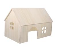DIYEAH Maison pour Hamster Cabane en Bois pour Hérissons et Écureuils