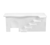 DIYEAH Maison pour Hamster PVC Premium avec Échelle Cachette et Aire de Jeux pour Rongeurs Abri et Sécurisé pour Cochon et Souris Enrichissement pour Animaux Petit