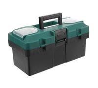 DIYEAH Mallette à Outils Portable Boîte de Rangement Robuste pour Électricien Organisateur Multifonction 14 Pouces Conteneur à Outils Ergonomique 1