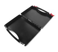 DIYEAH Mallette à Outils Rigide 15L Boîte de Rangement d'Outils Portable Antichoc Organisateur d'Outils Solide pour Électricien Conteneur à Outils Polyvalent 1 Pièce