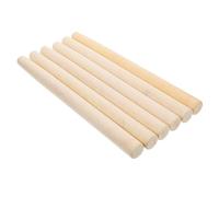 DIYEAH Manches en Bois De Rechange pour Outils De Jardinage - Lot De 6 Poignées 38 Cm - Compatible Houe, Pelle, Petite Hache - Remplacement Facile pour Outils à Main De Jardin