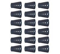 DIYEAH Manchons de Protection PC pour Moxibustion 30pcs Noirs, Étuis Anti-feu et Anti-cendres, Couvercles Protecteurs Pratiques pour Soins de Moxibustion