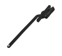 DIYEAH Manivelle d'Ouverture de Fenêtre 23 CM en Alliage de Zinc Manivelle pour Fenêtres à Battant Droit Poignée Manuelle Noire 9 Pouces Ouvre-Fenêtre Coulissante Verticale pour Usage