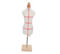 DIYEAH Mannequin Miniature Ajustable pour Couturière Féminine Forme de Robe Compacte et Outil Enseignement Couture pour Débutants Pratique pour Création Vêtements Détaillés