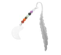 DIYEAH Marque-page Cristal Plume Métallique Signet Rétro Élégant Pour Lecture Guidée Cadeau Léger Pour Étudiants Et Amateurs