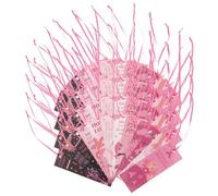 DIYEAH Marque-Pages Ruban Rose D’Encouragement pour Femmes - 48 Pièces Carton avec Citations Inspirantes - Accessoires Lecture Légers pour Bureau École et Présents Solidaires