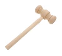 DIYEAH Marteau Bois pour Garçon Fille Mini Marteau Juge Bois Naturel de Rôle pour Jeu Imagination Accessoire Costume Fête Halloween et