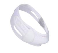 DIYEAH Masque Liftant Visage en Tissu Blanc Effet Raffermissant V, Bande Amincissante Professionnelle pour Femme, Ceinture Visage Anti-double Menton, Soin Lifting Peau, 1 Pièce