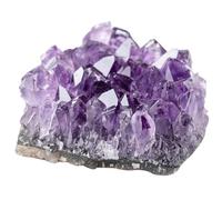 DIYEAH Matériaux Naturels pour Grappes D’améthyste Brute, Cristal Irrégulier Violet, Accessoire Décoration et Artisanat Diy, Ornement Pierre de Cristal pour Espace Bien-, Formes