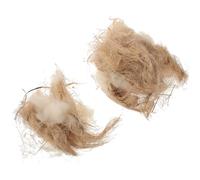 DIYEAH Matériaux Naturels pour Nid Oiseau Coussin Doux et Isolant pour Nichoirs Accessoires DIY pour Nidification de Perruches Canaris et Petits Animaux