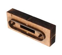 DIYEAH Matrice de Découpe Cuir Petit Format pour Artisanat Gabarit DIY pour Découpe Précise de Lanières et Outil Manuel Pratique pour Cuir