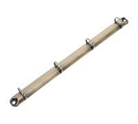 DIYEAH Mécanisme de Reliure Métallique A4 à 4 Anneaux 2 Cm, Peignes de Reliure en Métal Robuste pour Classeur à Feuilles Mobiles, Kit de Remplacement pour Organiseur et Agenda