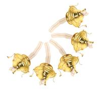 DIYEAH Mèche de Rechange pour Lampe à Huile, Lanterne Rétro Vintage | Mèches pour Lampes à Pétrole, Fer Beige, Usage Intérieur Déco Maison et Extérieur Camping