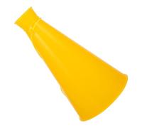 DIYEAH Mégaphone Portable en Plastique Jaune, Klaxon D'encouragement Bruyant pour Supporters, Trompette de Fête pour Matchs de Football, Soirées Sportives et Événements Festifs