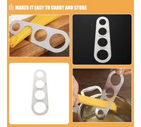 DIYEAH Mesureur de Spaghettis Acier Inoxydable Outil de Contrôle Précis des Portions avec Ustensile Cuisine Polyvalent pour Chefs Professionnels et Amateurs