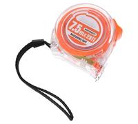 DIYEAH Mètre Ruban Rétractable Transparent 75 M X 25 MM en Acier Inoxydable Ruban Flexible Double Échelle Métrique et Impériale Outil de Mesure de Précision Portable pour Bricolage et