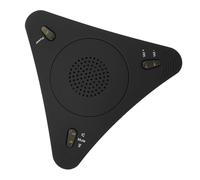 DIYEAH Microphone USB Omnidirectionnel avec Haute sans pour Chat Vocal Enregistrement et Éducation à Distance Compatible Noir