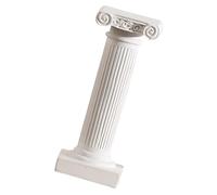 DIYEAH Mini Colonne Romaine Décorative Résine Support Bougie et Ornements de Jardin Statue Pilier pour Mariage et Salon Décoration Élégante et Légère