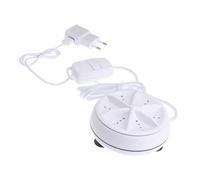 DIYEAH Mini Lave Linge Turbine Portable Machine à Laver Compacte et Nettoyeur Vibrant pour Vêtements et Chaussettes et Facile à Transporter pour Voyage et Dortoir