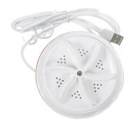 DIYEAH Mini Machine à Laver Portable Usb Rotation Avant/arrière, Ventouse Stable, Petite Laveuse Pour Sous-vêtements Et Chaussettes, Usage Domestique Et Voyages, 10w, Interrupteur, Compact Et Léger