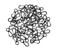 DIYEAH Mini Mousquetons en Plastique 50 Pcs, Clips d'alpinisme Antidérapants, Petits Crochets 8 pour Camping, Randonnée Suspendre Paquet à Dos Extérieur, Accessoires Polyvalents Légers