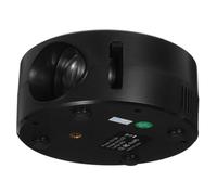 DIYEAH Mini Projecteur Domestique Noir 1080p Miroir D'écran pour Téléphone en Abs et Verre, Portable et Compact pour Films et Garçon et Filles