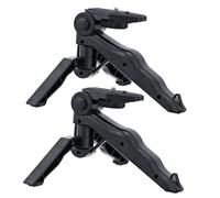 DIYEAH Mini Trépied pour Appareil Photo d'action Et Support De Caméra De Table 2 Pièces, Portable Et Stable, Compatible Streaming en Direct, Compact Et Léger, Noir