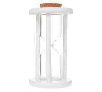 DIYEAH Minuterie Élégante pour Gestion du Temps en Bois et Verre Sablier Décoratif et Présent Mémorable Décoration Maison Polyvalente