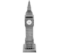 DIYEAH Modèle Big Ben Argenté Ornement de Bureau Décoratif Statue Architecturale Miniature pour Maison Bureau Cadeau Souvenir Londres