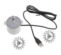 DIYEAH Moteur de Barbecue Rotatif en Acier Carbone Moteur Moyen, Accessoire de Rôtisserie pour Barbecue, pour Fêtes BBQ et Grandes Réunions Familiales