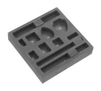 DIYEAH Moule à Graphite Résistant Haute Température pour Coulée Métal Or Moule Fonderie pour Bijoux